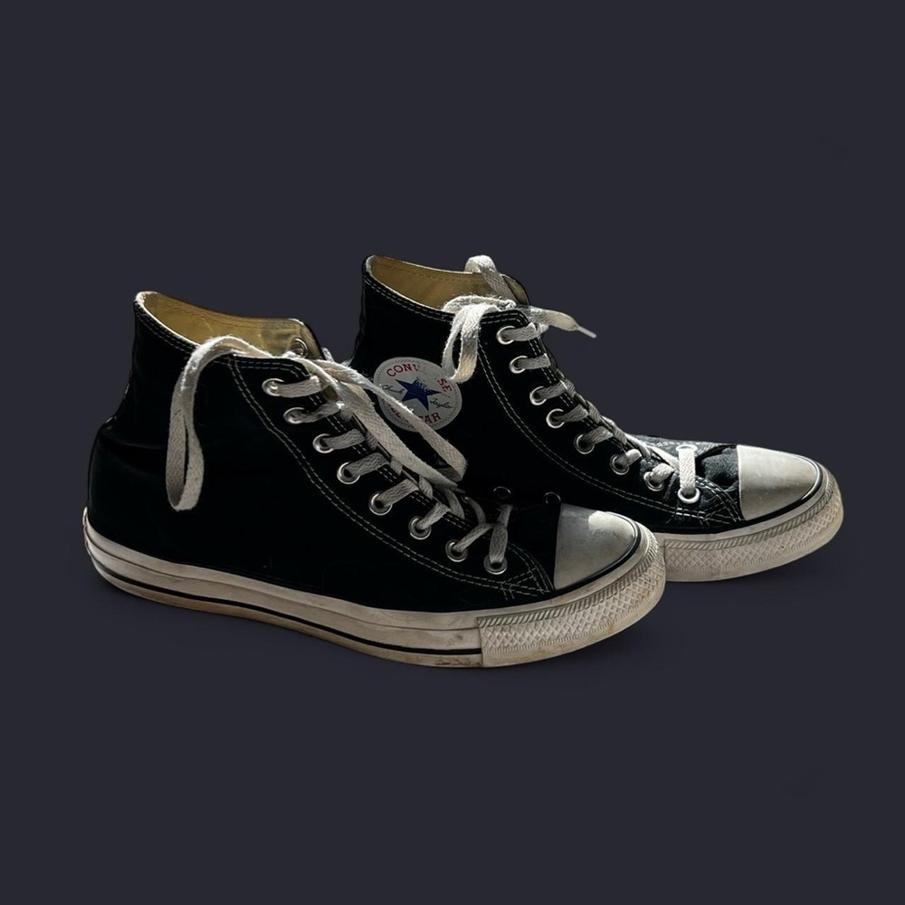 Converse Black and White High-Top Sneakers